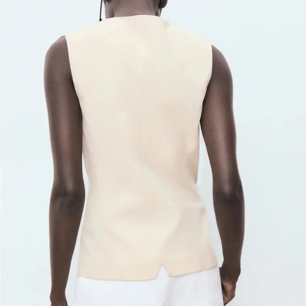 Mango Brand New Limited edition Solid Smart Casual Waiscoat